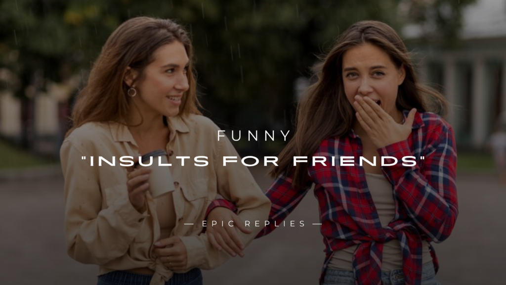 220+ Funny Insults For Friends To Taunt Them