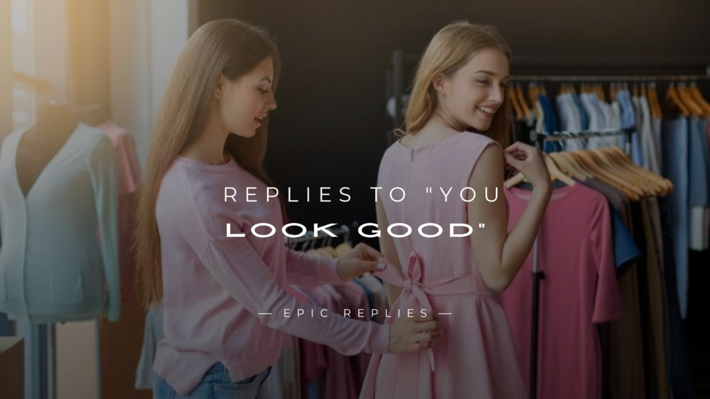 250+ Best Replies To "You Look Good" Compliments