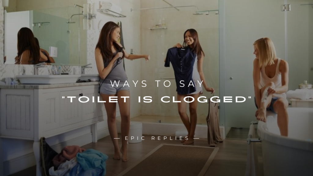 250+ Fun Ways to Say “Toilet Is Clogged”