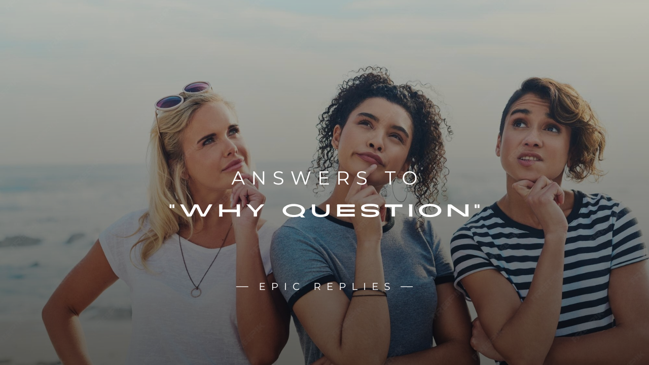 You are currently viewing 250+ Best Answers To “Why Question”
